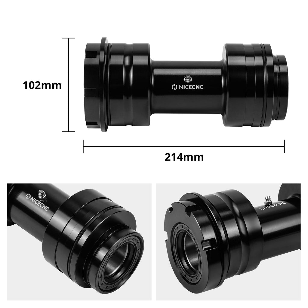 Extended +6" Swingarm & Rear Axle Bearing Carrier For Yamaha Raptor 700 R