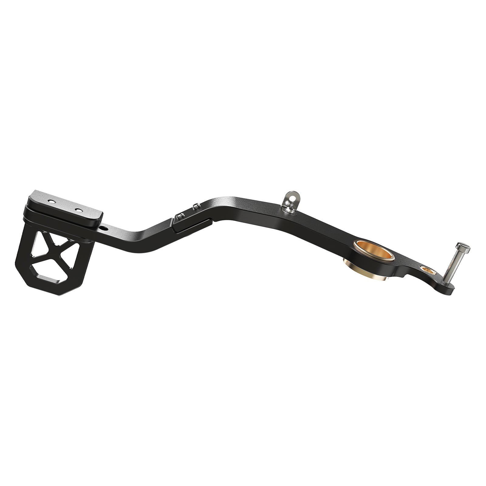 ATV Folding Shift Lever + Adjustable Rear Foot Brake Pedal For Yamaha Raptor 700 R 13-26