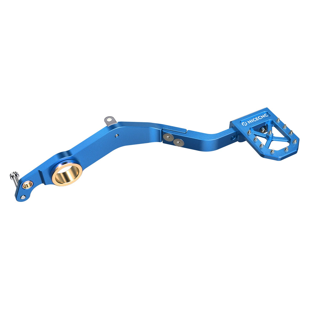 ATV Folding Shift Lever + Adjustable Rear Foot Brake Pedal For Yamaha Raptor 700 R 13-26