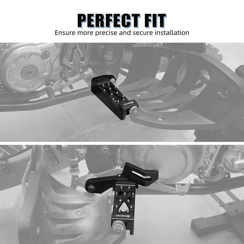 ATV Foot Pegs Footrest Pedals Assembly Kit For Yamaha Raptor 700 700R 2006-2023 Position 2