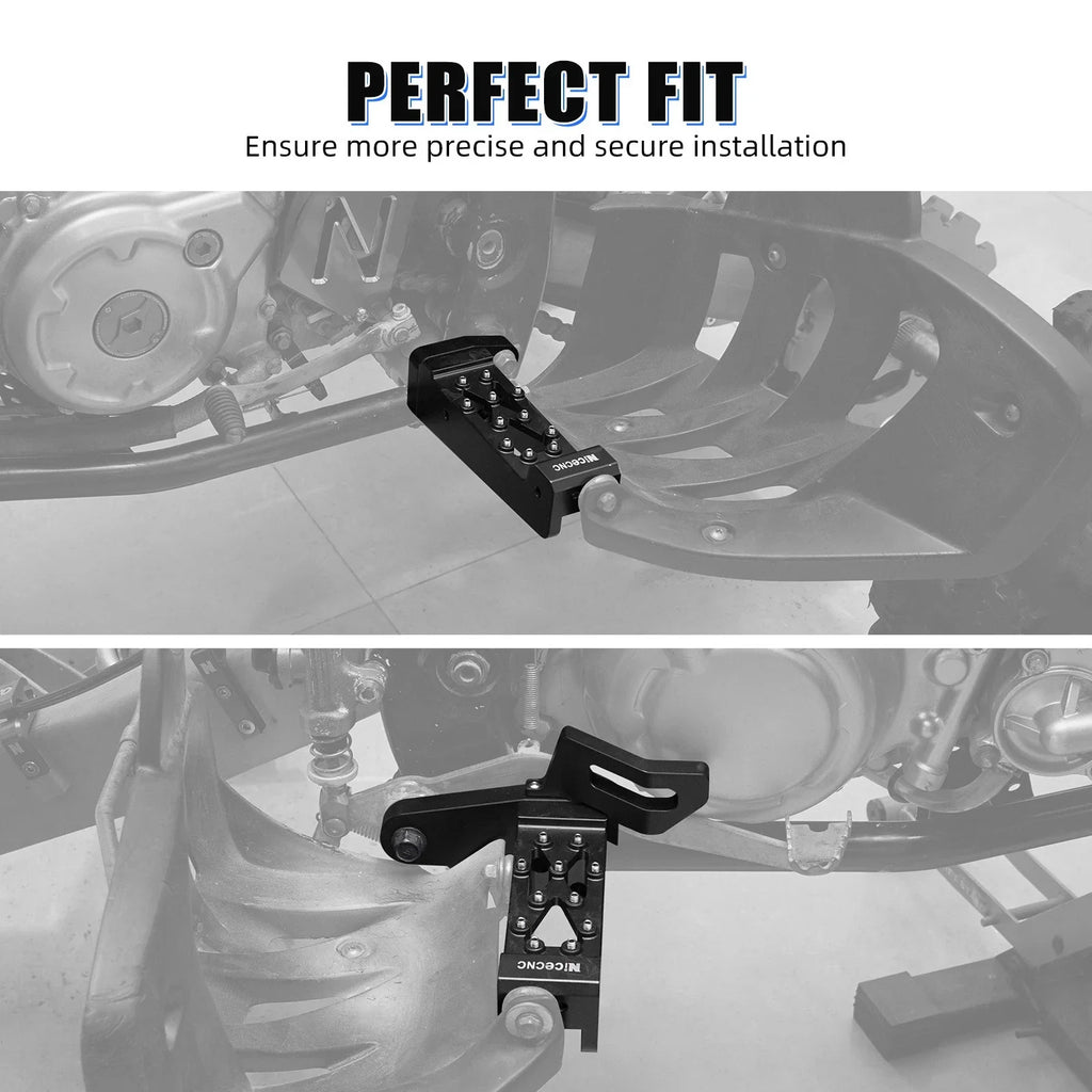 Foot Pegs Footrest Pedals Assembly Kit For Yamaha Raptor 700 R 2006-2023