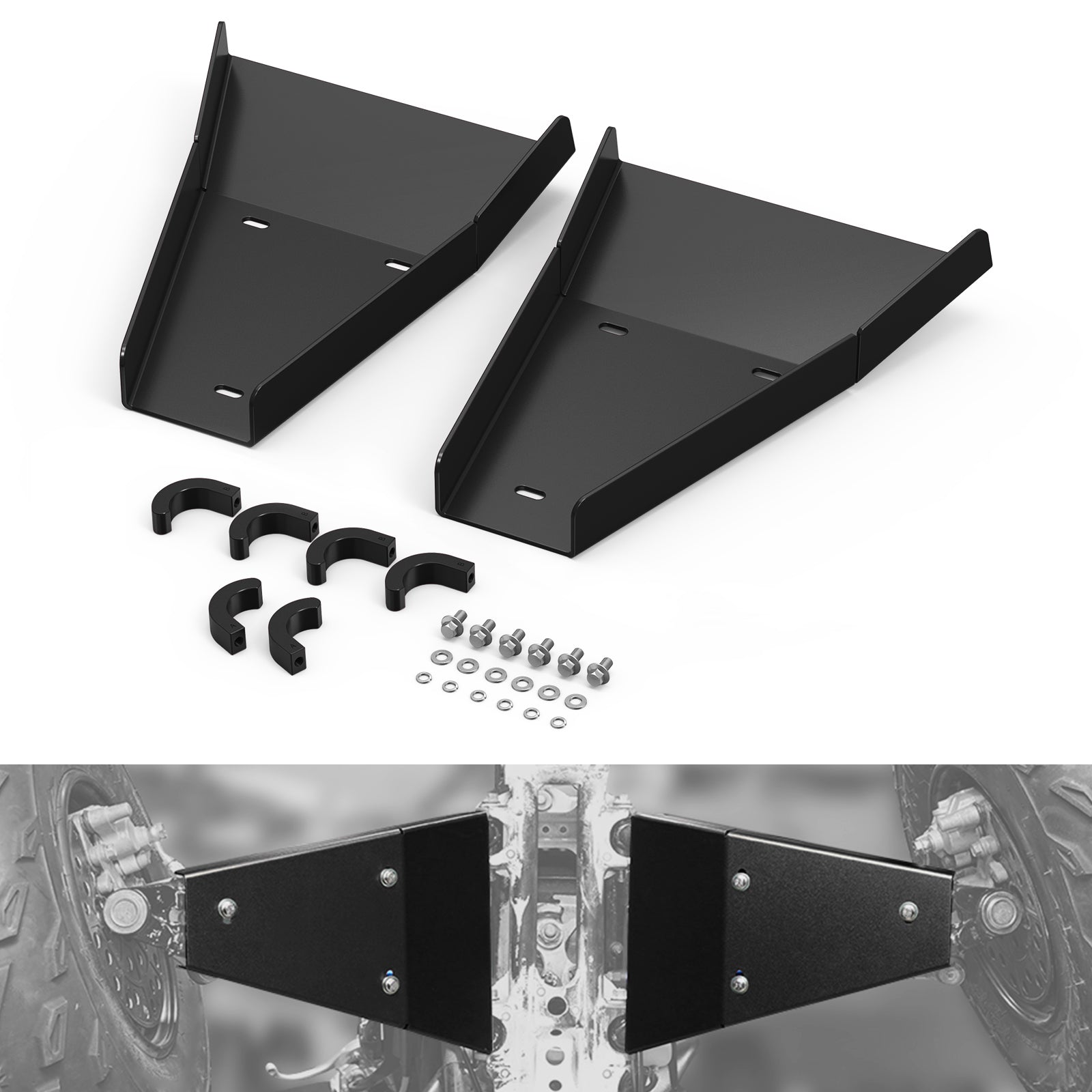 ATV Front A-Arm Guards Skid Plate Covers For Yamaha Raptor 700 700R 2006-2026 Position 5