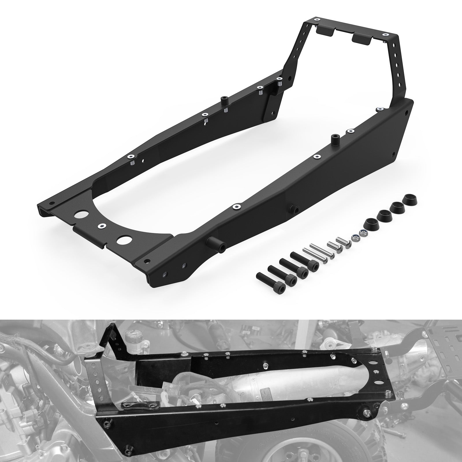 ATV Rear Subframe Carbon Steel For Yamaha Raptor 700 R 2006-2026