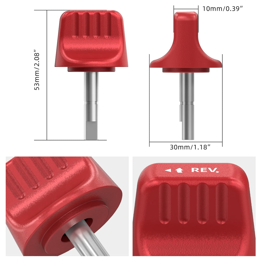 Reverse Cable Knob Switch Repair Plate Cover For Yamaha Raptor 700 R 09-26