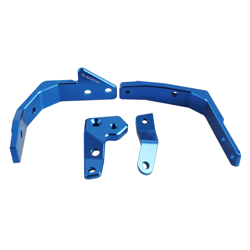 Rear Fender Stay Bracket Mount Holder Set For Yamaha Raptor 700 R 13-26