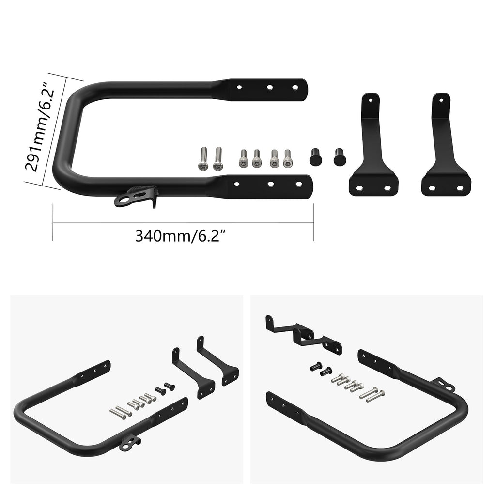 Heavy-duty Rear Grab Bar Bumper Support For Yamaha Raptor 700 R 06-26