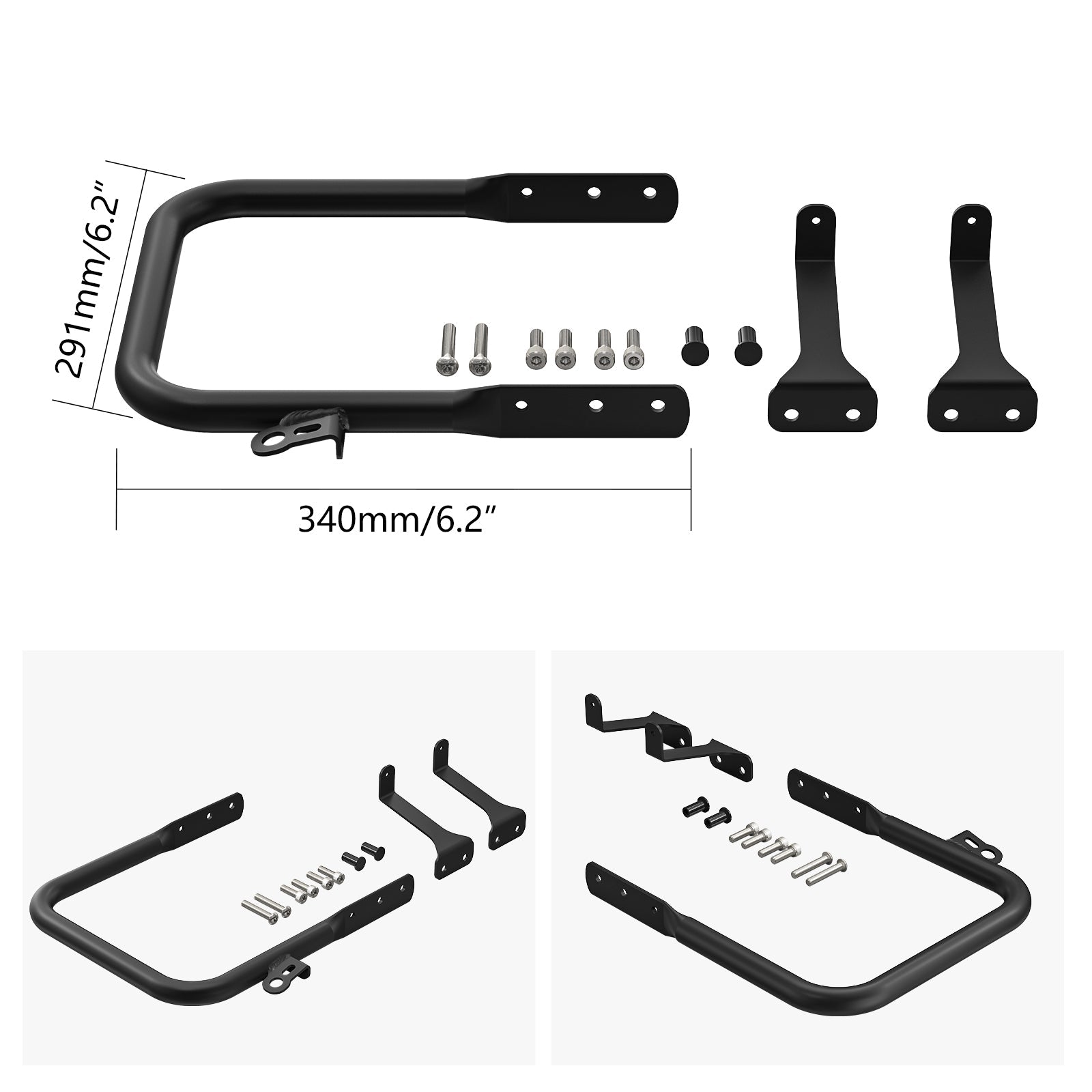 Heavy-duty Rear Grab Bar Bumper Support For Yamaha Raptor 700 R 06-26