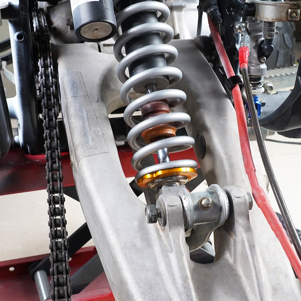 Rear Shock Spring Holder Keeper Washer Seat Plate Coilover For Yamaha Raptor 700 Position 7