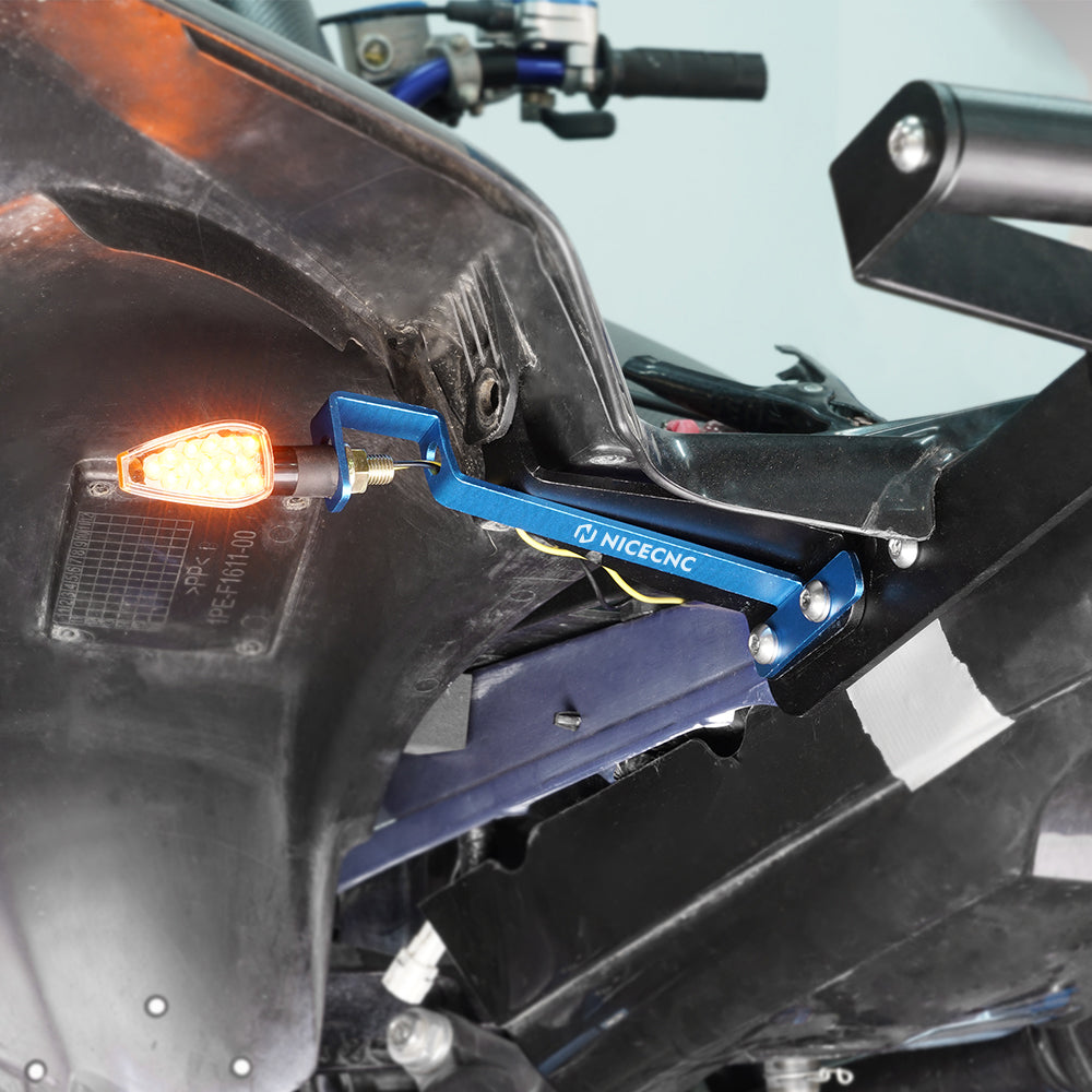 ATV Rear Turn Signal Tail Light Mount Bracket For Yamaha Raptor 700 / R 2013-2026