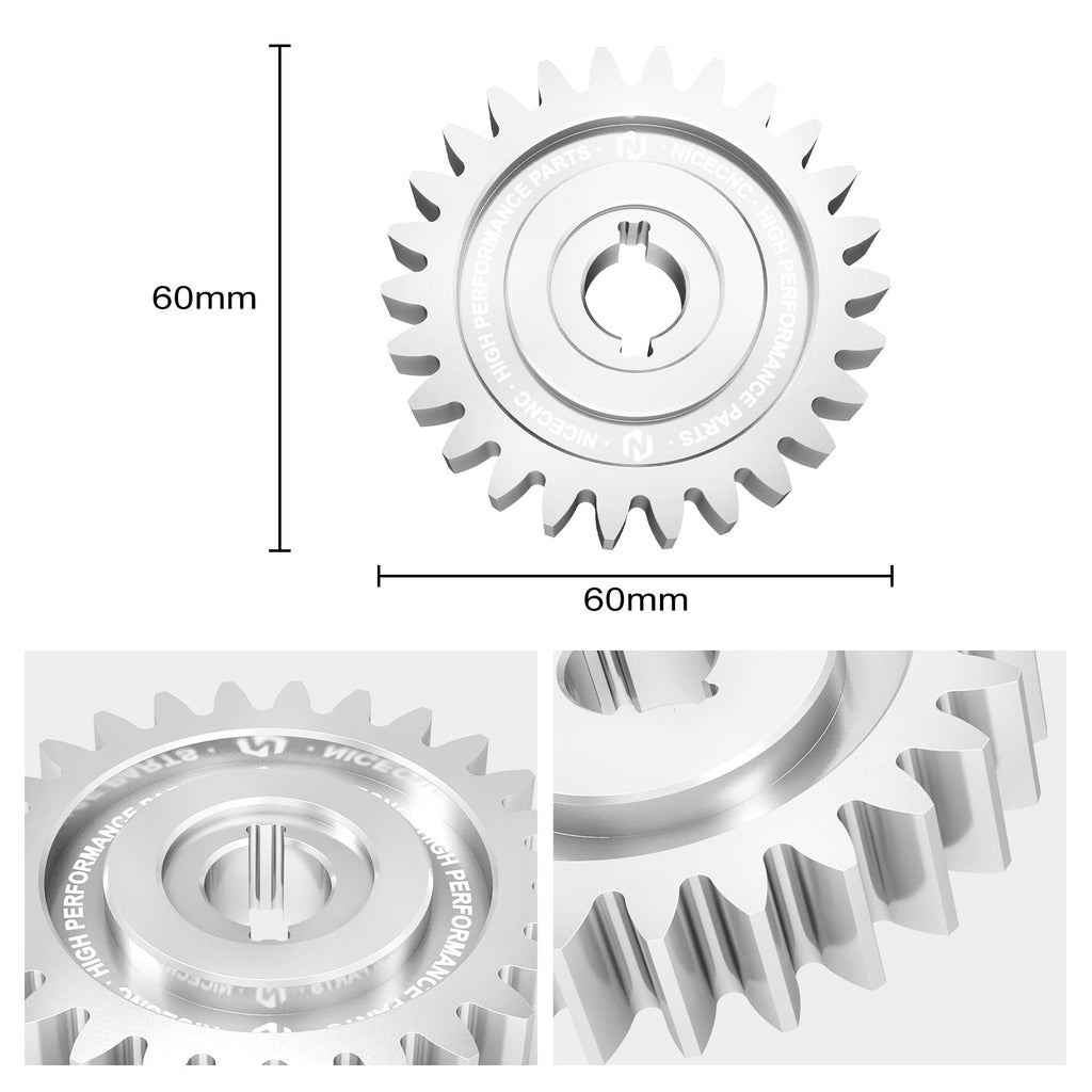 26 Teeth Water Pump Drive Gear Impeller Shaft For Yamaha Raptor 700 R 06-26