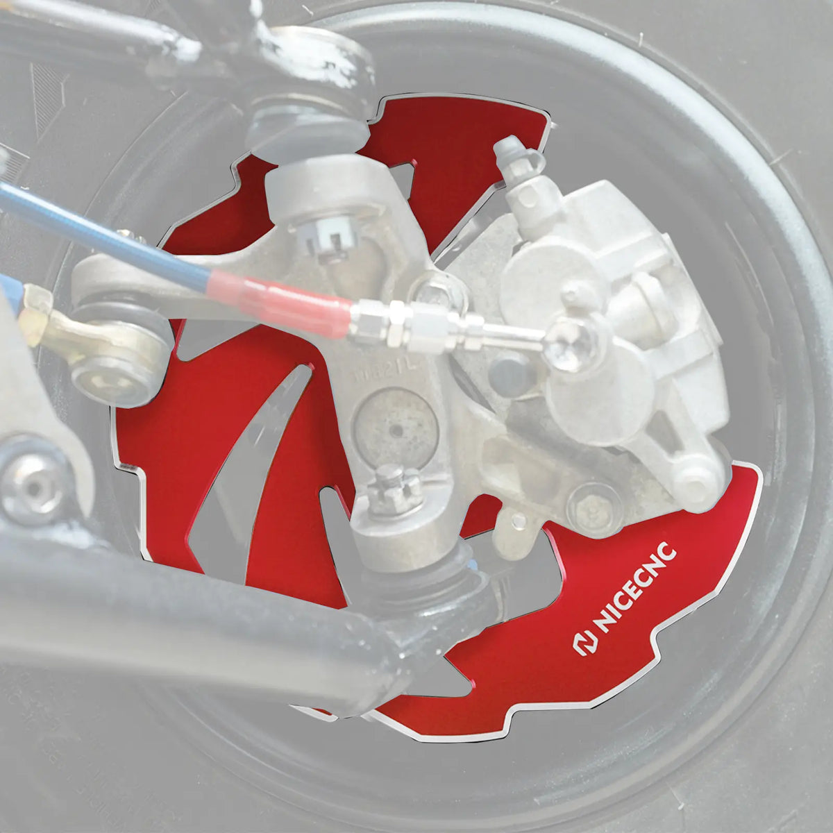 Front Brake Disc Rotor Guards For Yamaha Raptor 700 R 06-26 YFZ450R 09-24