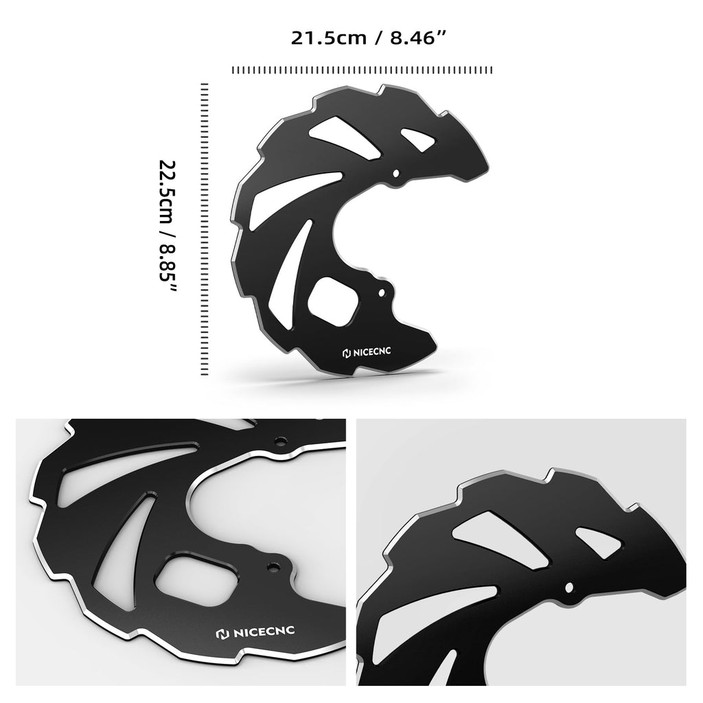 Front Brake Disc Rotor Guards For Yamaha Raptor 700 R 06-26 YFZ450R 09-24