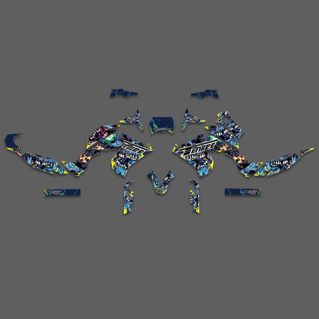 Motorcross Team Decals Stickers Full Graphic Kit For YAMAHA Tenere700 2018-2023