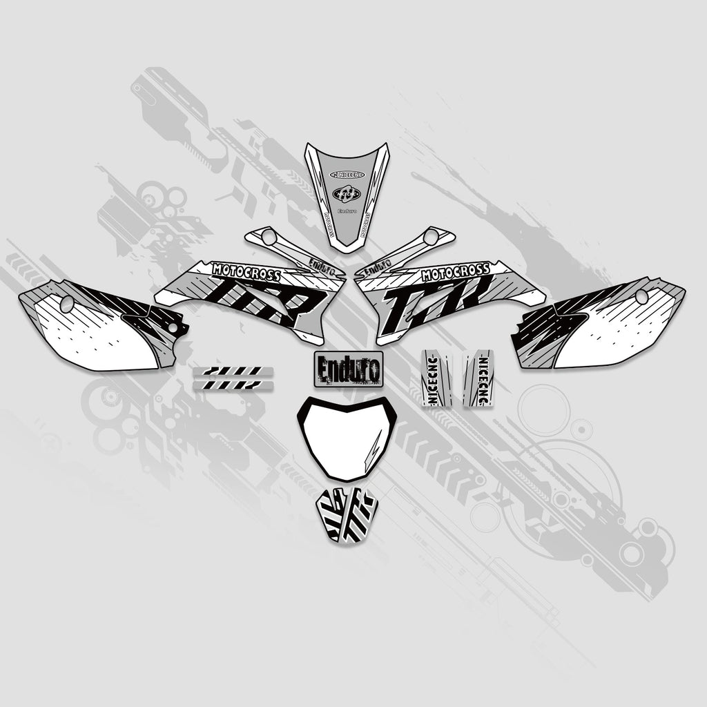 Motorcycle Full Graphics Decals Stickers Set For YAMAHA TTR110 ALL YEARS