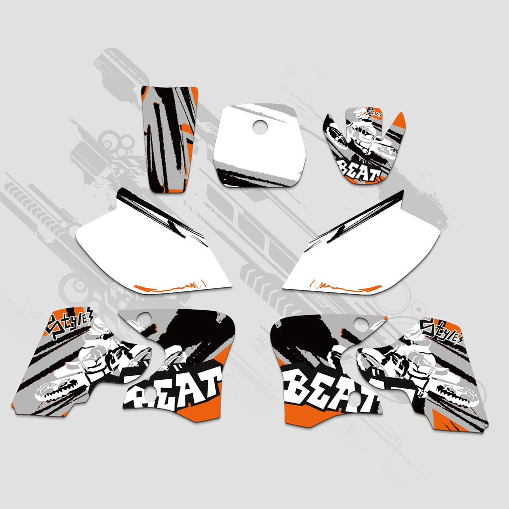 Motorcycle Full Graphics Decals Stickers Set For YAMAHA TTR90 2000-2007