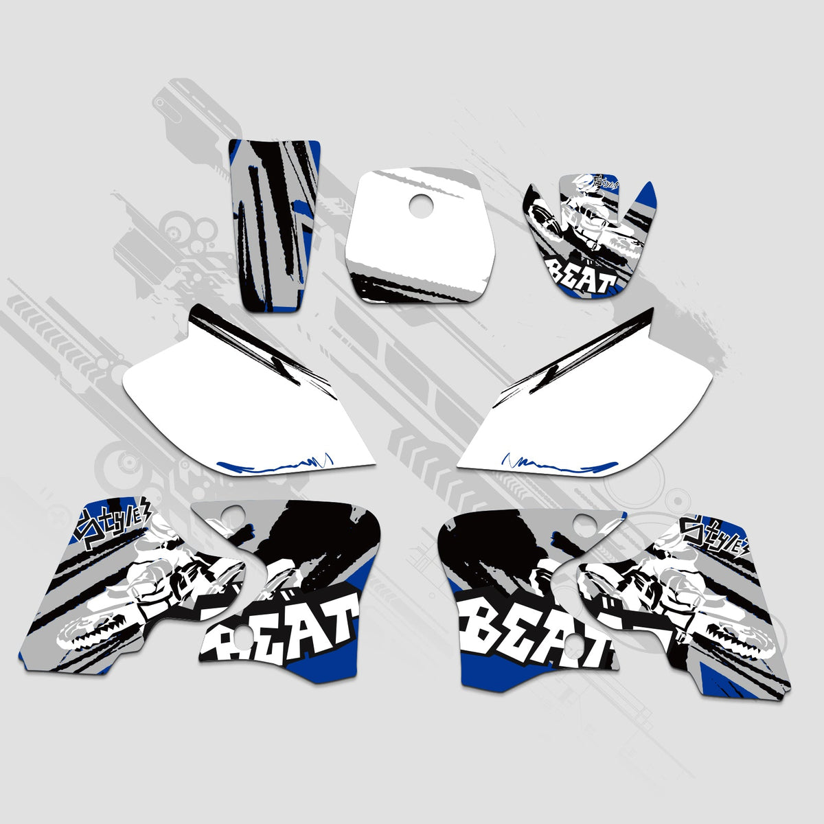 Motorcycle Full Graphics Decals Stickers Kit For YAMAHA TTR90 2000-2007