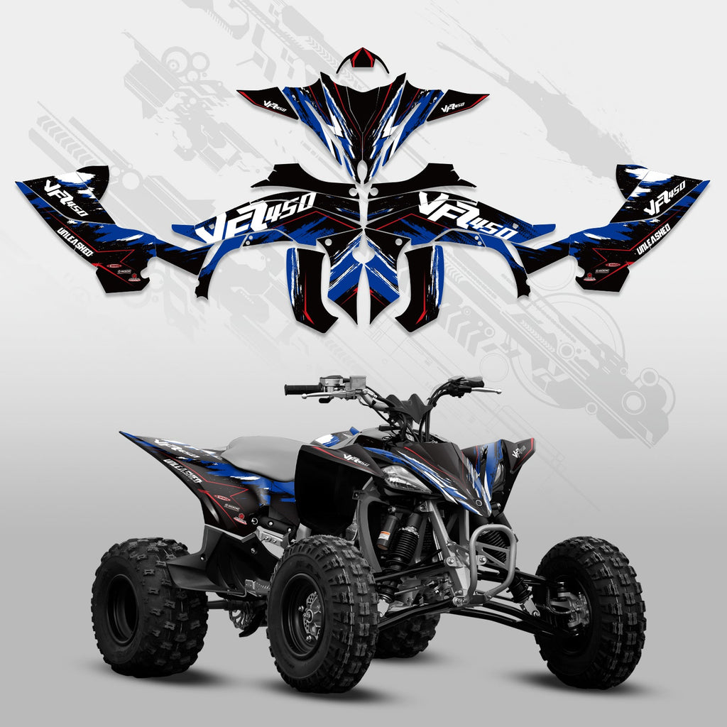 ATV Full Graphics Decals Stickers Kit For YAMAHA YFZ450R 2014-2022