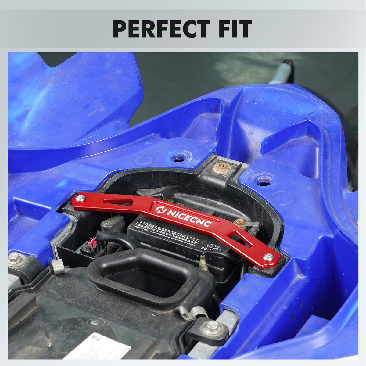ATV Battery Box Holder Bracket For Yamaha YFZ450R 2009-2024