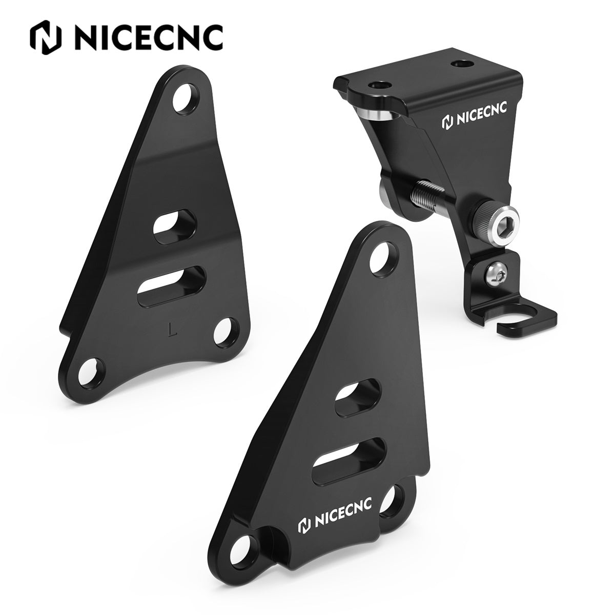 3PCS Engine Stays Mounting Brackets Set For Yamaha YFZ450R 2009-2025
