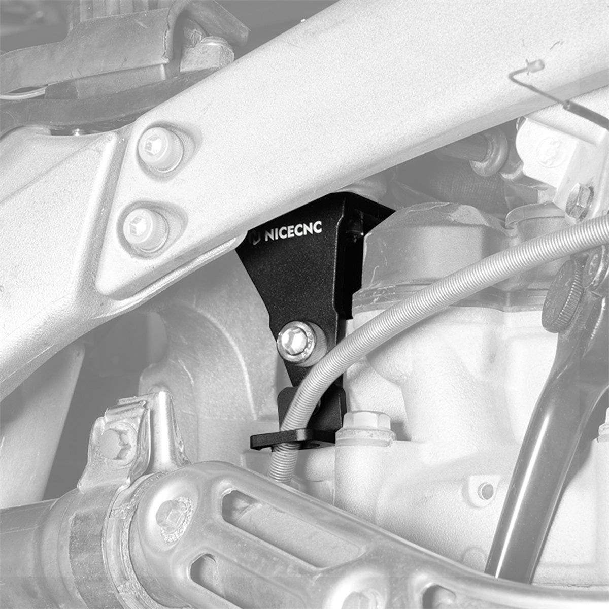 3PCS Engine Stays Mounting Brackets Set For Yamaha YFZ450R 2009-2025