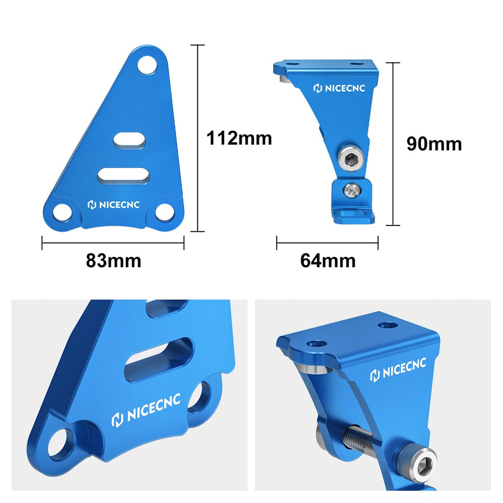 3PCS Engine Stays Mounting Brackets Set For Yamaha YFZ450R 2009-2025