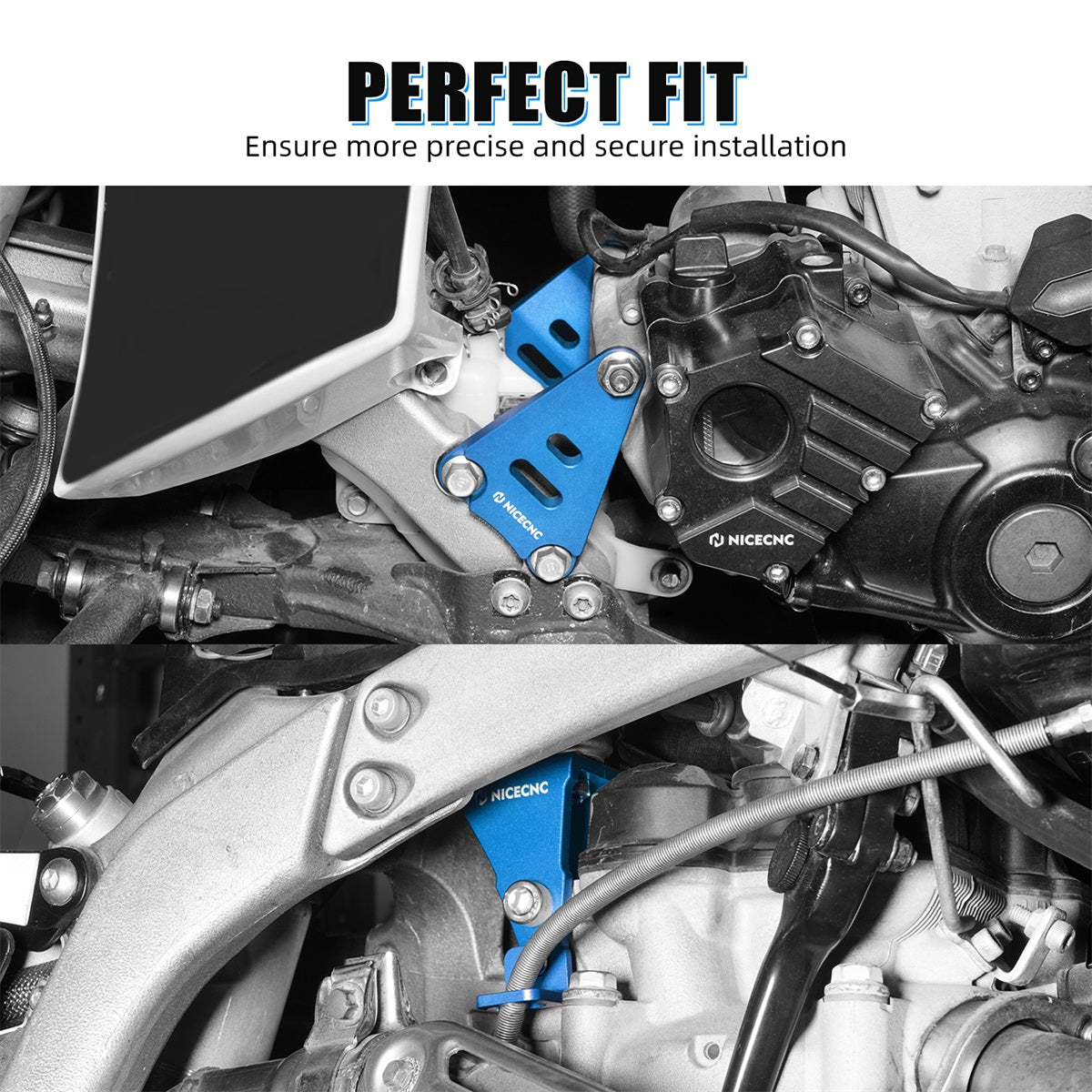 3PCS Engine Stays Mounting Brackets Set For Yamaha YFZ450R 2009-2025