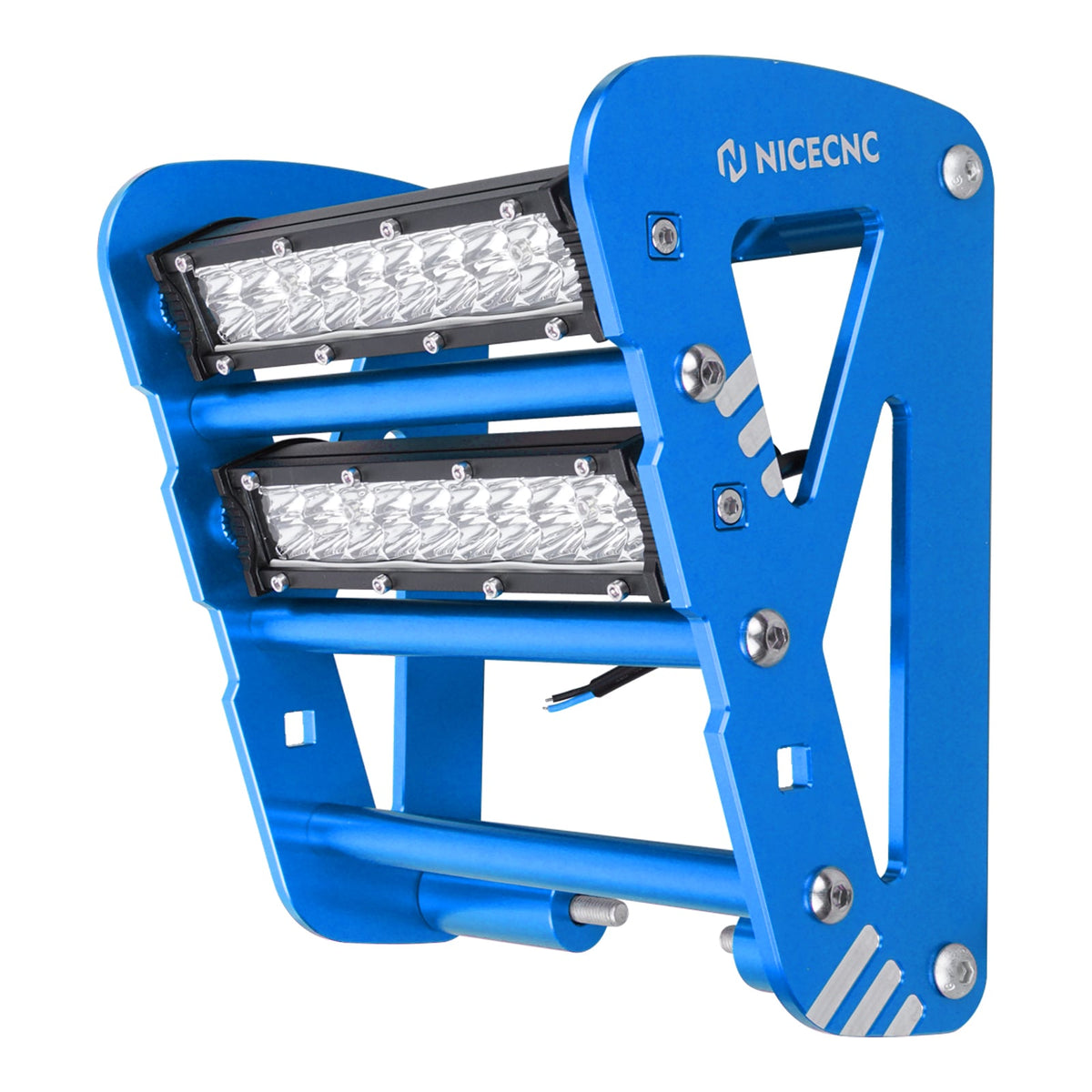 Front Bumper w/LED Dual Lights Bar Kit For Yamaha YFZ450R 2009-2024
