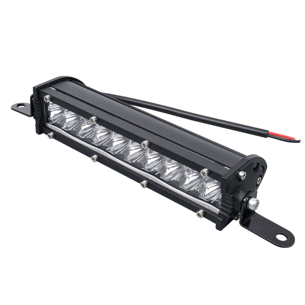 Front Bumper w/LED Dual Lights Bar Kit For Yamaha YFZ450R 2009-2024