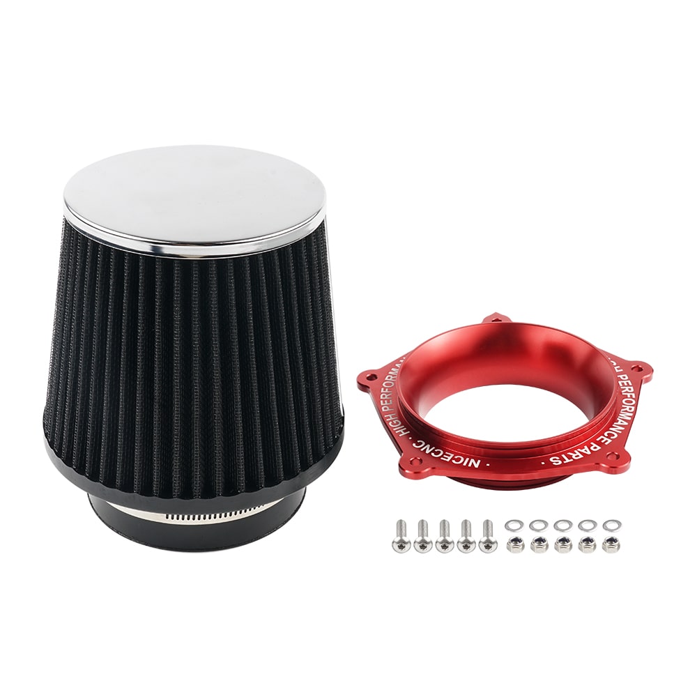 High-Flow Air Filter Intake w/ Adapter Kit For Yamaha YFZ450R 2009-2026