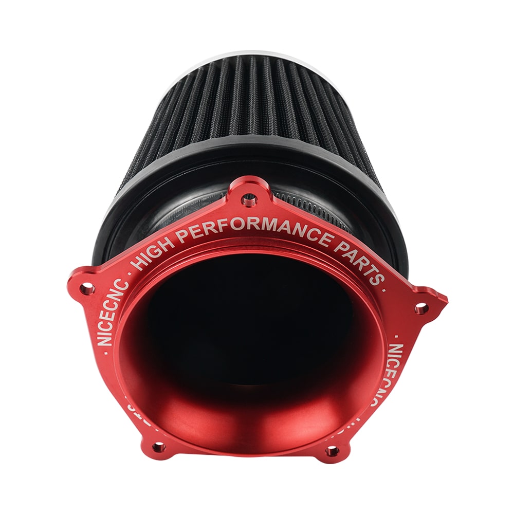 High Flow ATV Air Filter Intake w/ Adapter Kit For Yamaha YFZ450R 2009-2024 Position 12