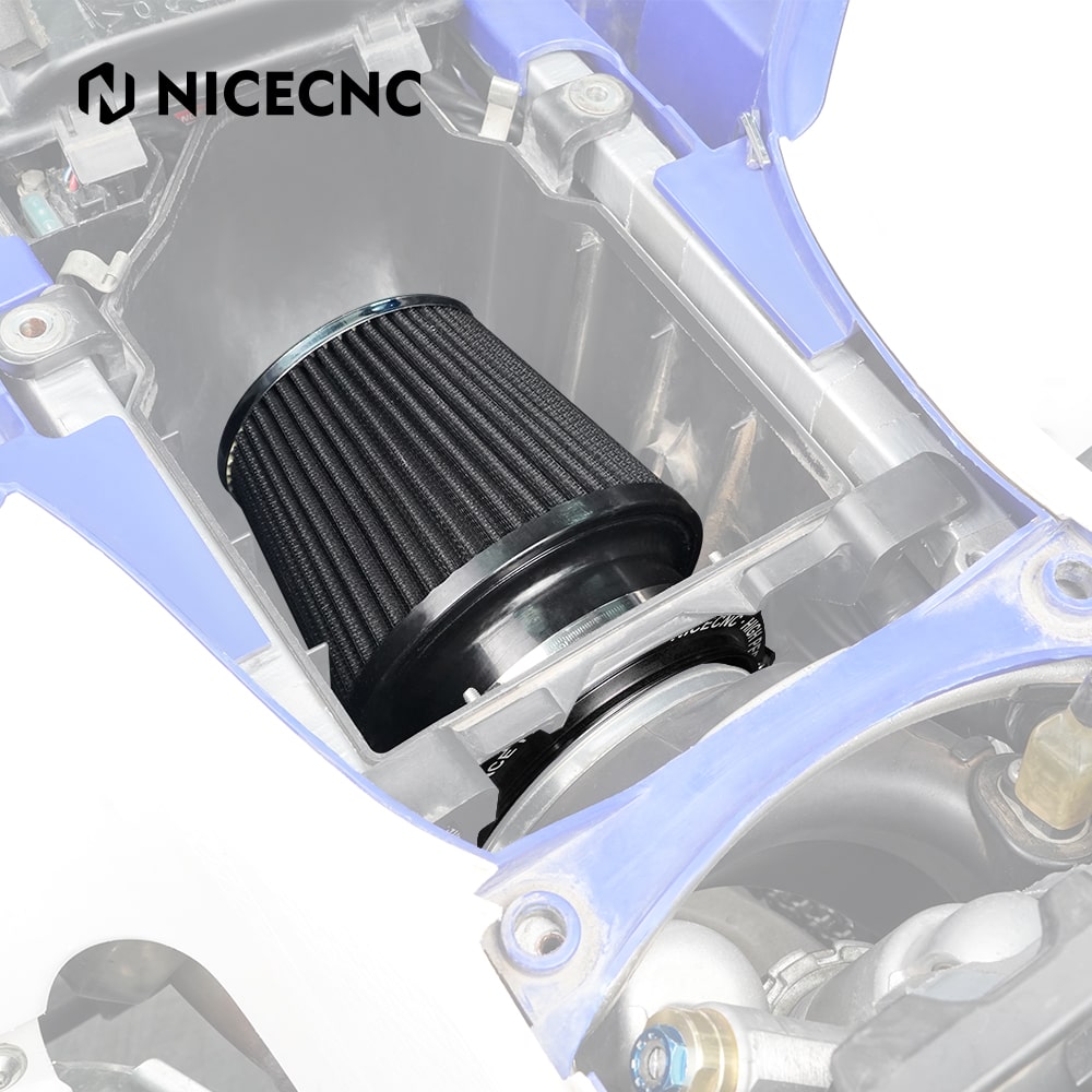High-Flow Air Filter Intake w/ Adapter Kit For Yamaha YFZ450R 2009-2026