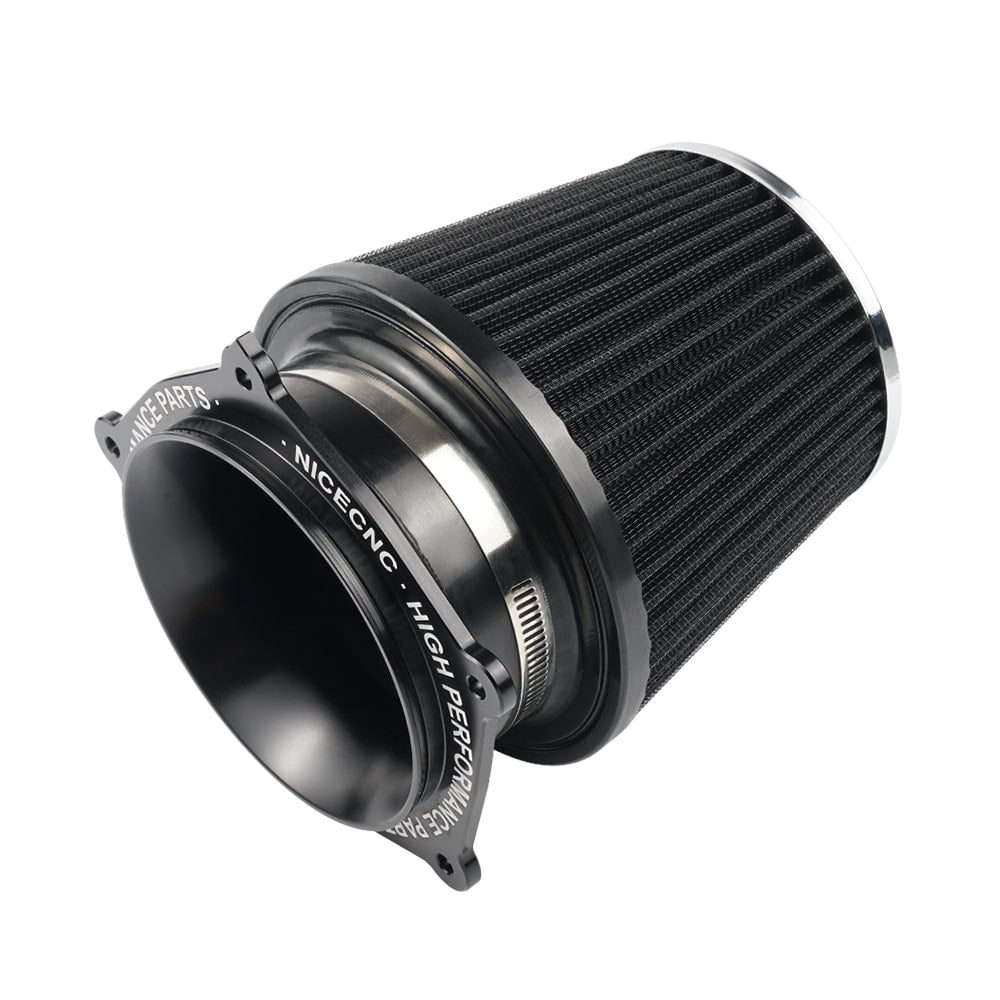High-Flow Air Filter Intake w/ Adapter Kit For Yamaha YFZ450R 2009-2026