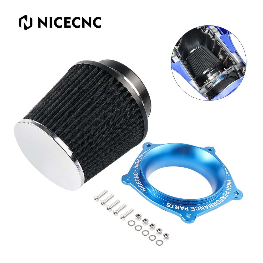High-Flow Air Filter Intake w/ Adapter Kit For Yamaha YFZ450R 2009-2026