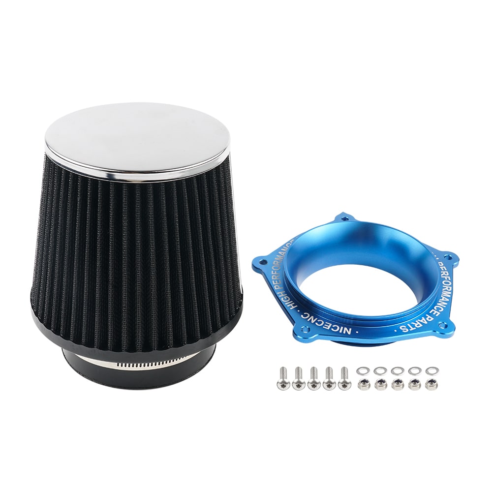 High Flow ATV Air Filter Intake w/ Adapter Kit For Yamaha YFZ450R 2009-2024 Position 7