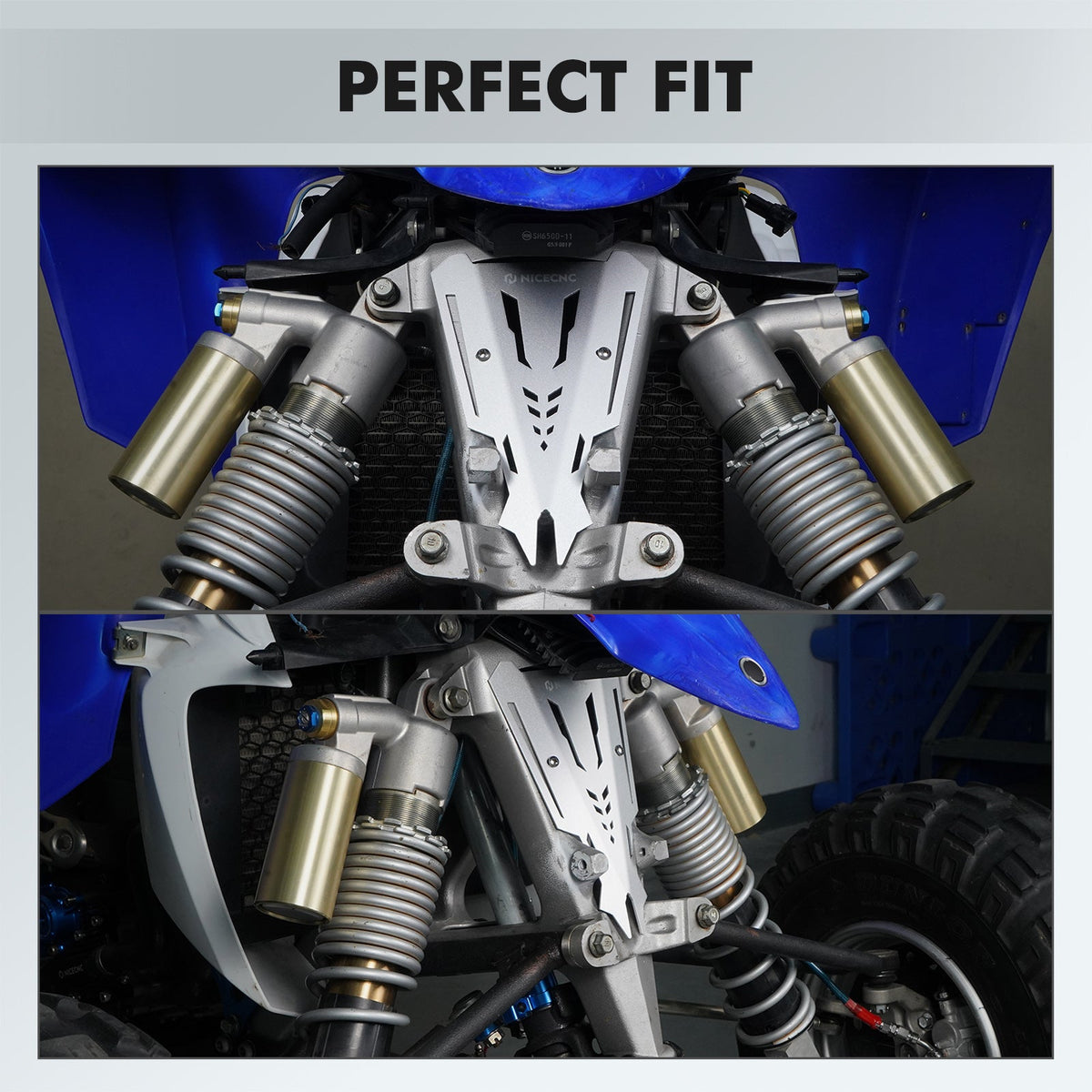 Radiator Cooler Stabilizer Roost Guard Mud Cover For Yamaha YZF450R 2009-2024