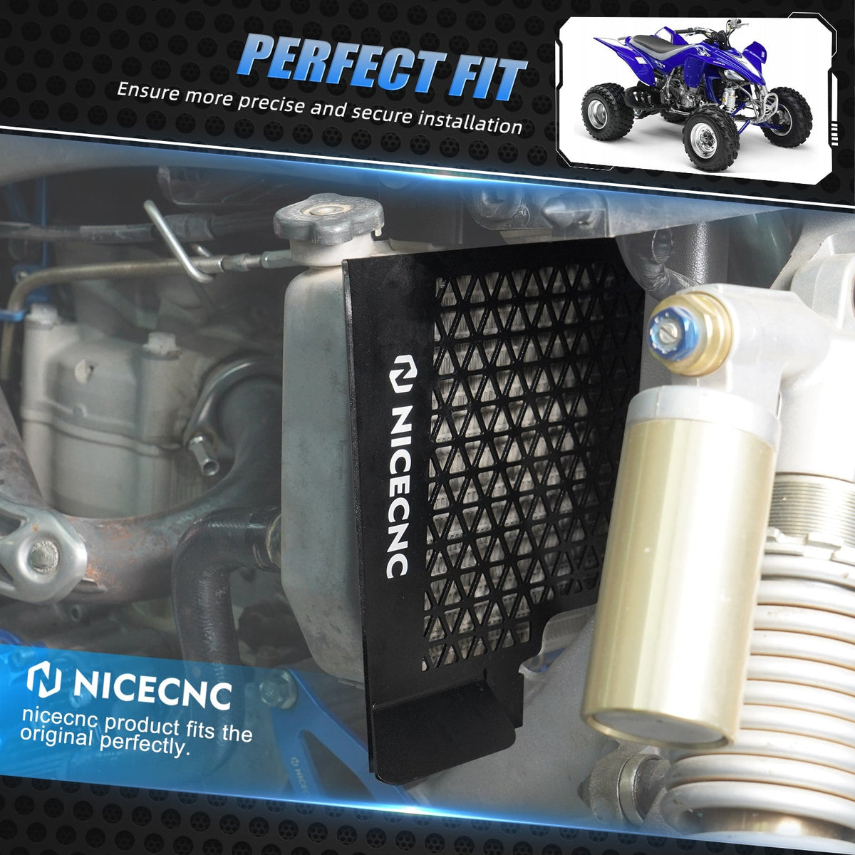 Radiator Grille Shield Guard Cover For Yamaha YFZ450R YFZ450X