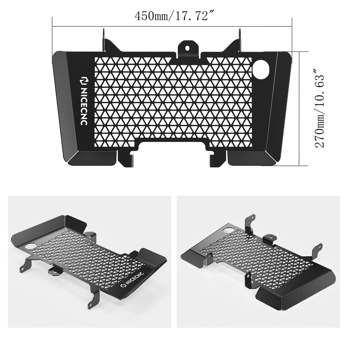 Radiator Grille Shield Guard Cover For Yamaha YFZ450R YFZ450X