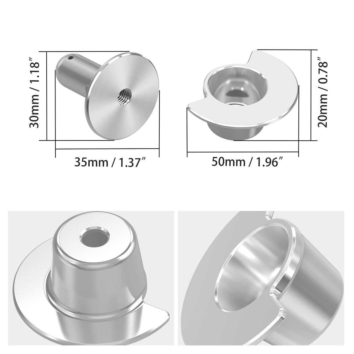 Seat Receptacle Latch Replacement Pin Kit  For Yamaha YFZ450R / SE