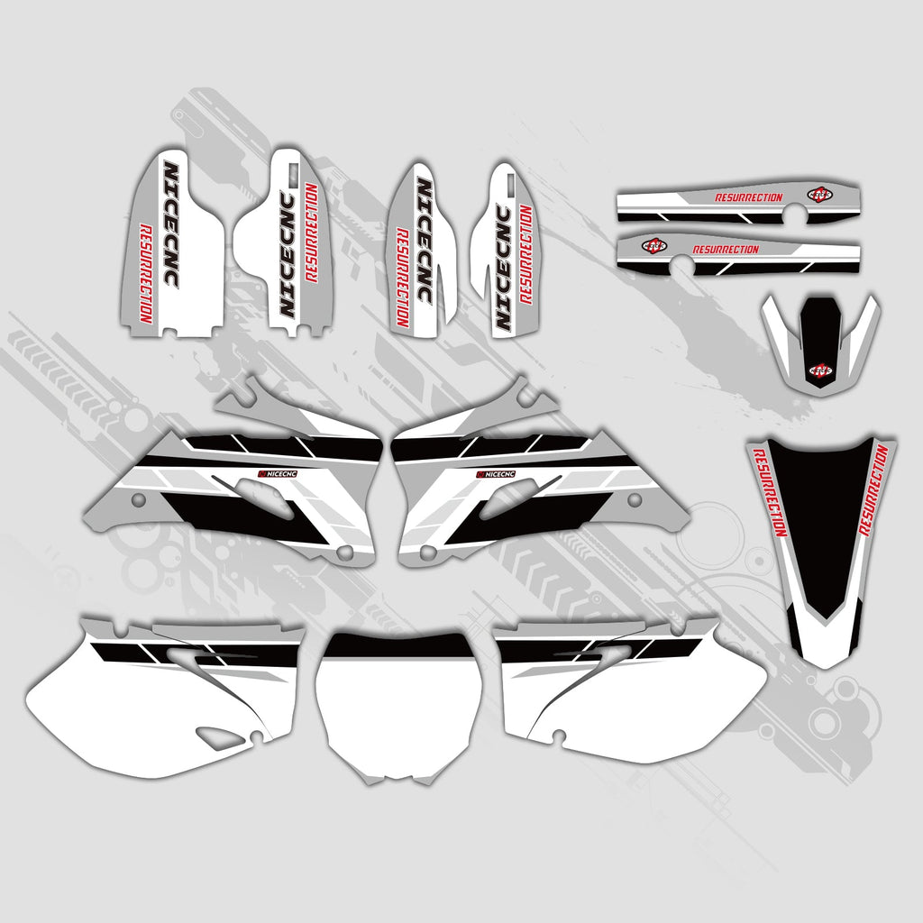 Motorcycle Full Graphics Decals Stickers Set For YAMAHA YZ250F / YZ450F 2006-2009