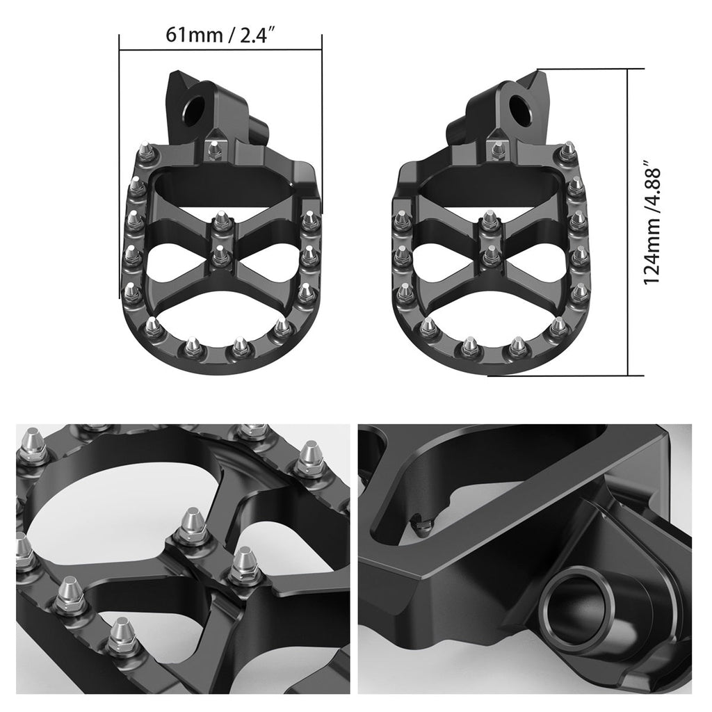 Forged Foot Pegs For Yamaha YZ250F WR450F 24-26 YZ450F 23-26