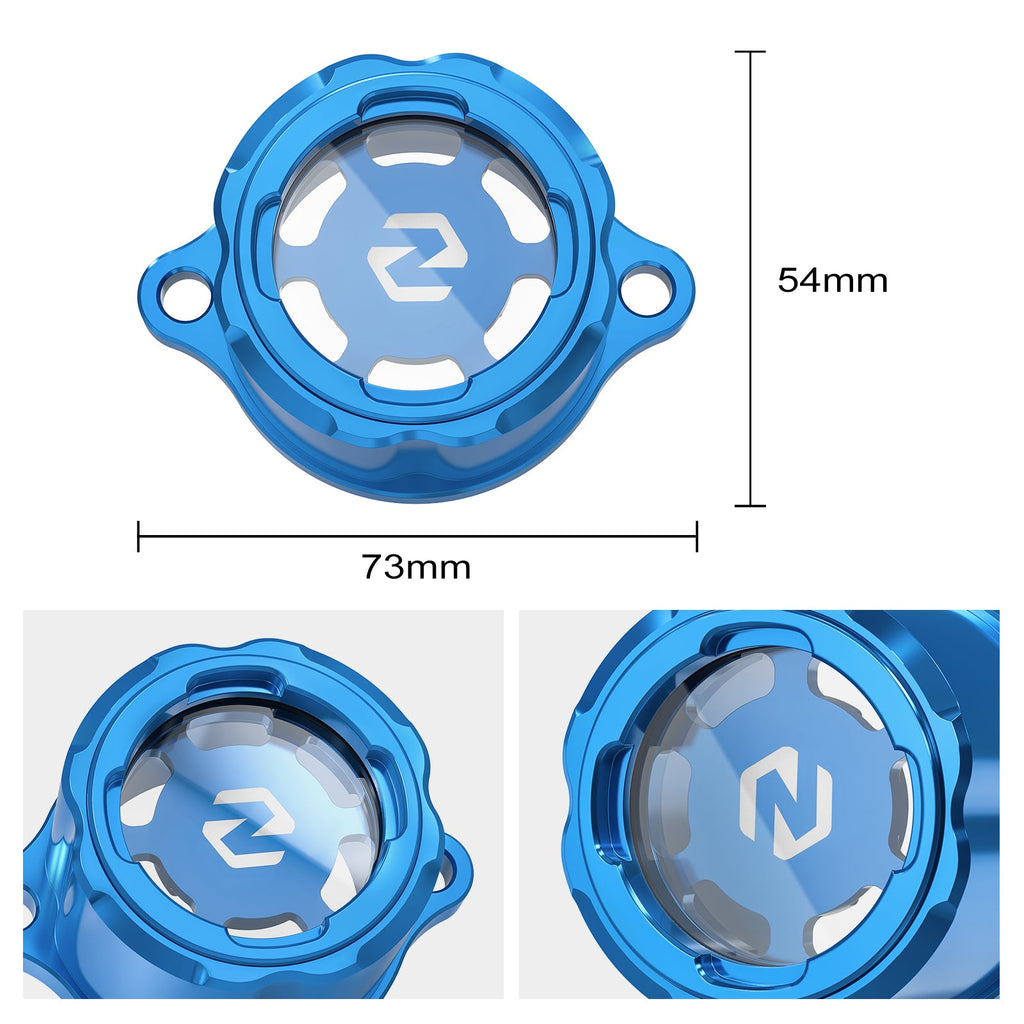 Engine Oil Filter Cap Cover for Yamaha YZ450F 2023-2024 YZ450FX WR450F 2024
