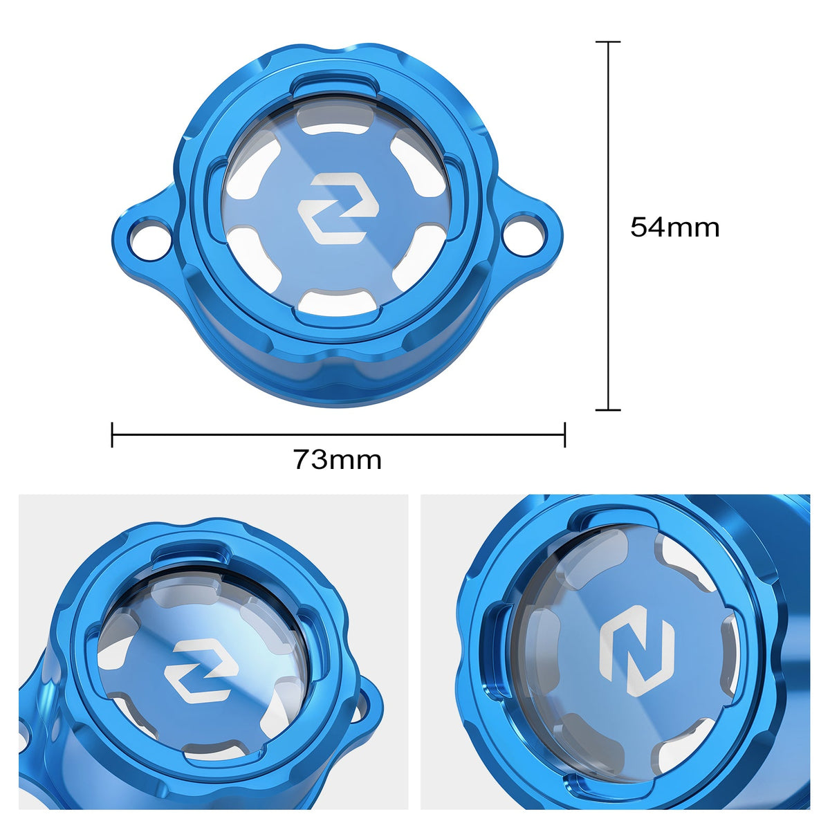Engine Oil Filter Cap Cover for Yamaha YZ450F 2023-2024 YZ450FX WR450F 2024