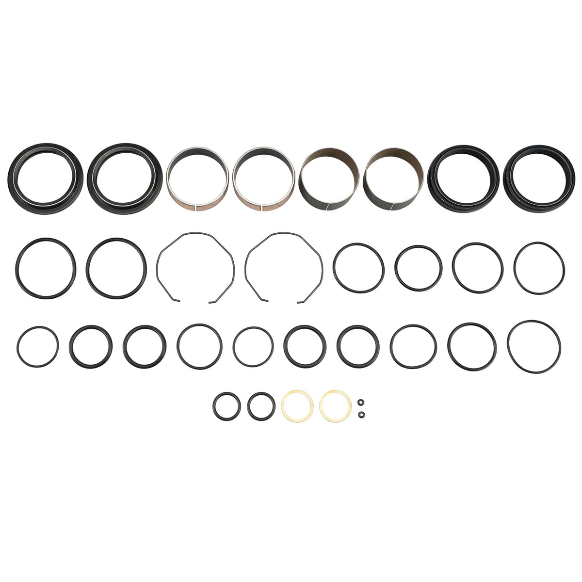 Fork Oil Seals Dust Seals Fork Slider Bushings for Yamaha YZ250 2015-2021