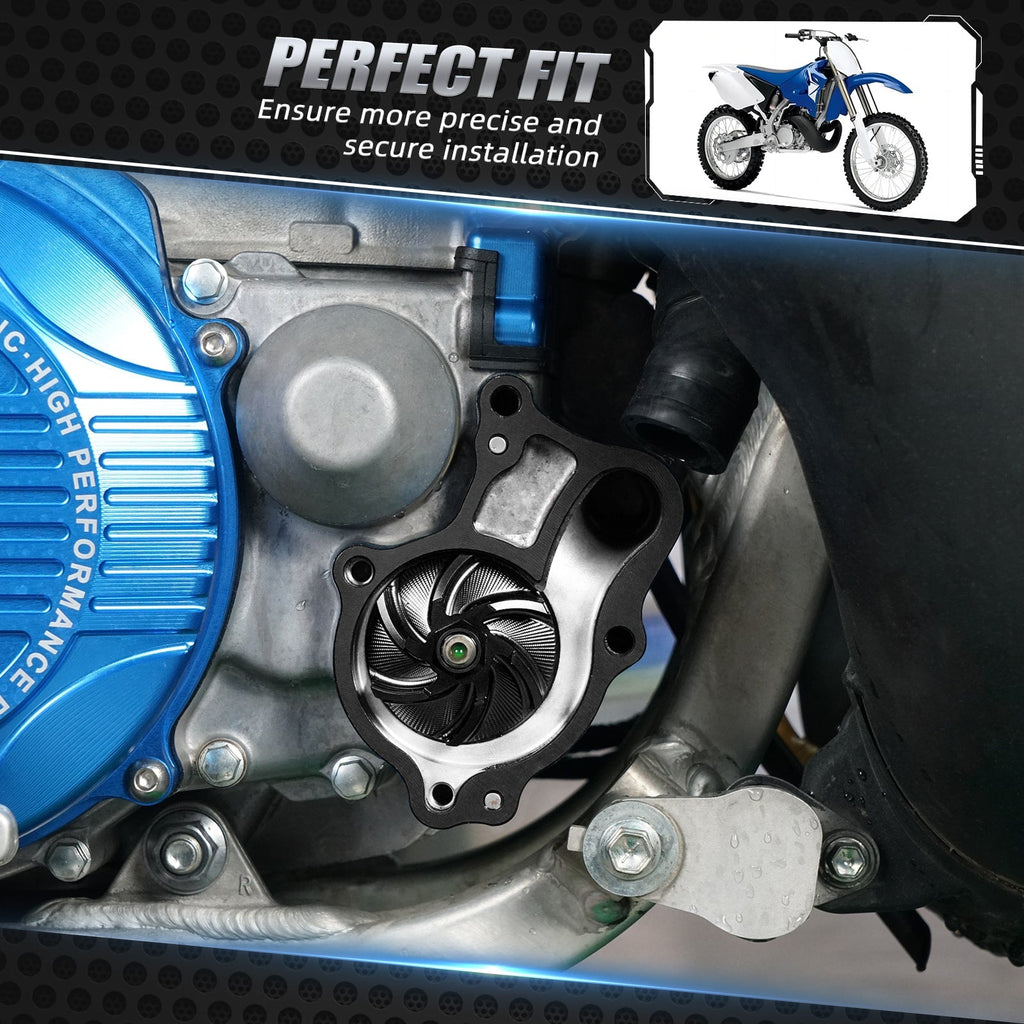 Oversized Water Pump Impeller Cooler Kit For Yamaha YZ250 1999-2024 YZ250X 2016-2023